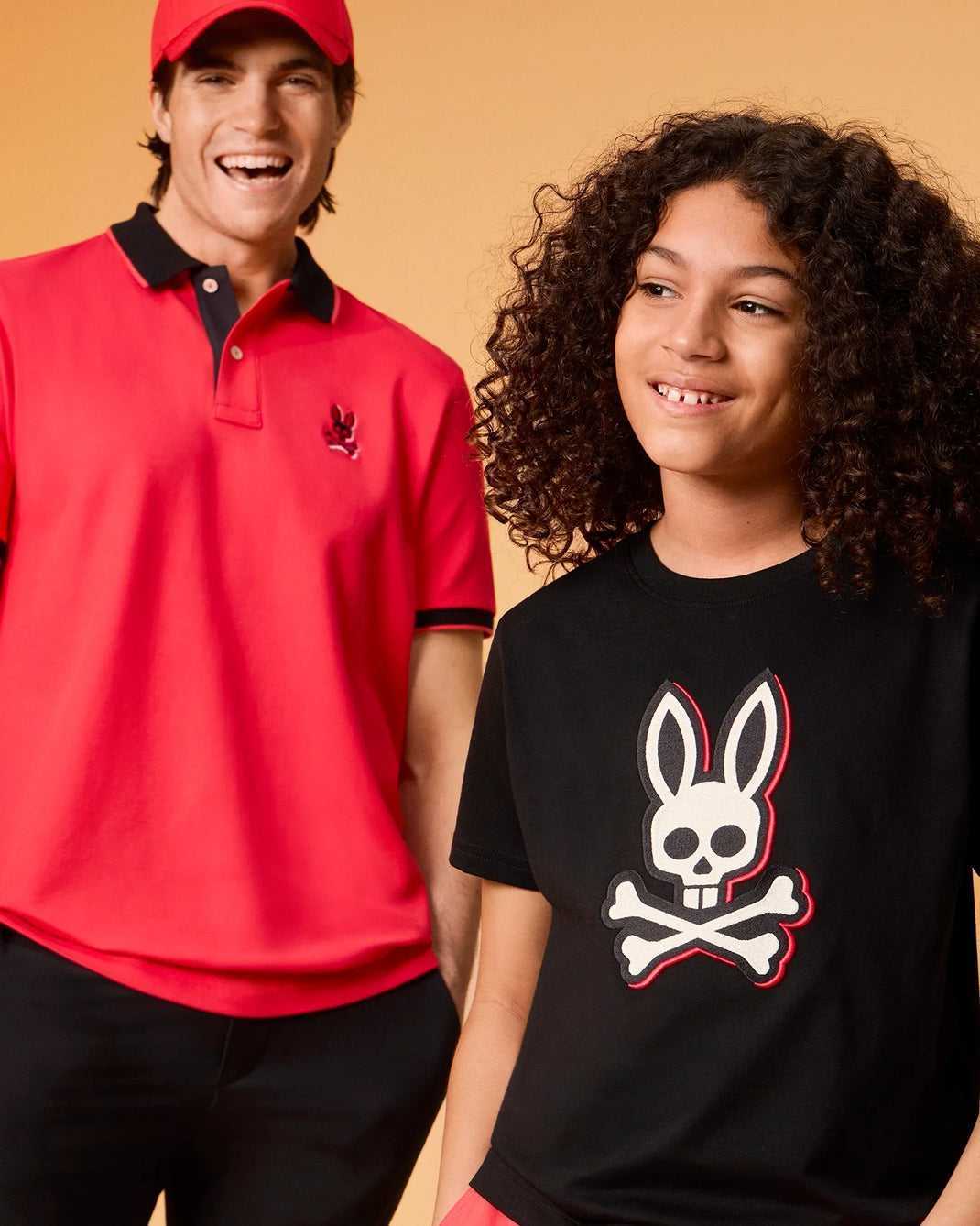 Polos Psycho Bunny Kayden Graphic Tee Noir Enfant | ZDW-72514073